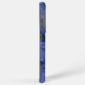 Coque Samsung Galaxy Parties scintillant bleue Galaxy Swirl Abstrait Mo (Côté droit)