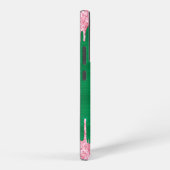 Coque Samsung Galaxy Parties scintillant fille rose vert goutte Monogra (Côté droit)