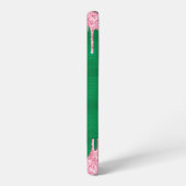 Coque Samsung Galaxy Parties scintillant fille rose vert goutte Monogra (Côté gauche)