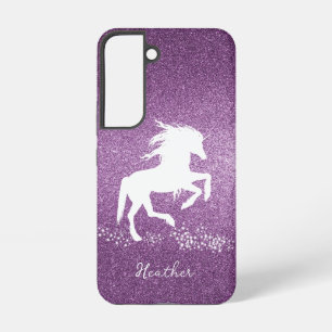 Coque Samsung Galaxy Parties scintillant Magenta Unicorn Samsung Galaxy