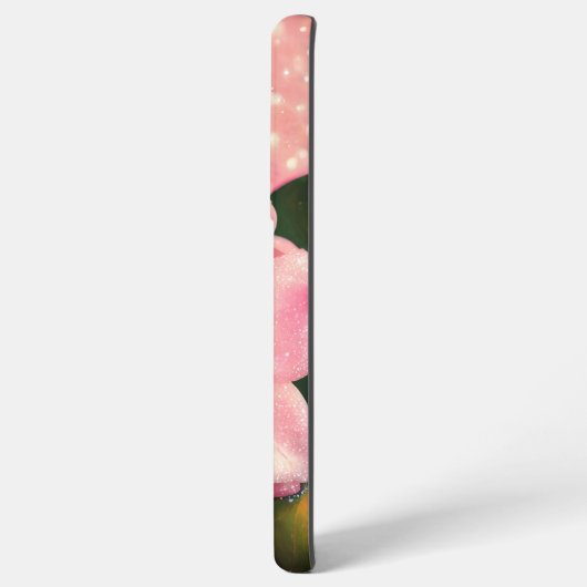 Coque Samsung Galaxy Parties scintillant rose Gardenia Monogramme (Côté gauche)