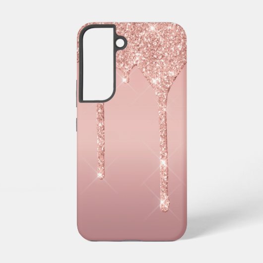 Coque Samsung Galaxy Parties scintillant rose Gold Blush (Verso)