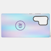 Coque Samsung Galaxy Pastel Colours Abstrait Arrière - plan d'iridescen (Verso Horizontal)