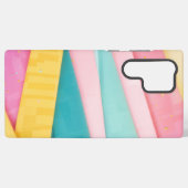 Coque Samsung Galaxy Pastel Confetti Stripes (Verso Horizontal)