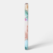 Coque Samsung Galaxy Pastel Floral Citation Coque papillon (Côté gauche)