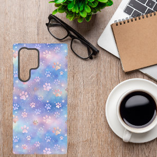 Coque Samsung Galaxy Pastel Galaxy Empreintes de pattes - Cute Cosmic P