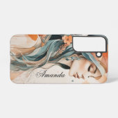 Coque Samsung Galaxy Pastel Lady (Verso Horizontal)