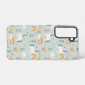 Coque Samsung Galaxy Pastel mignon Rainbow Unicorn Motif (Verso Horizontal)