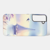 Coque Samsung Galaxy Pastel Sailboat Coastal Dreamscape (Verso Horizontal)