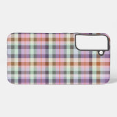 Coque Samsung Galaxy Pastel Tartan Plaid Pattern Design (Verso Horizontal)