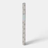 Coque Samsung Galaxy Pastel Teddy Bear Holding Flower Wear Overalls (Côté gauche)