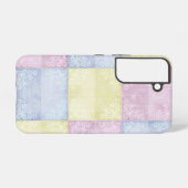 Coque Samsung Galaxy Patchwork coloré Pastels (Verso Horizontal)