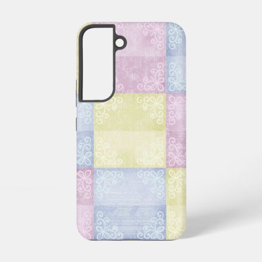 Coque Samsung Galaxy Patchwork Pastels Colorés (Verso)