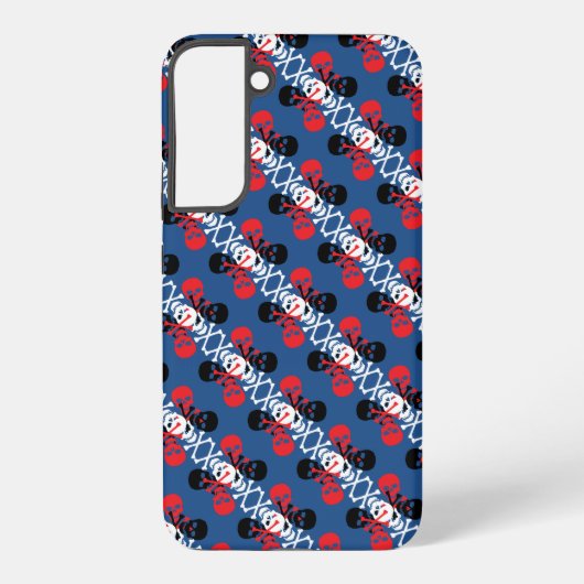 Coque Samsung Galaxy Patter Skuls & Crossbones (Verso)