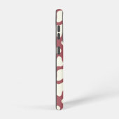 Coque Samsung Galaxy Pattern à White on Red with Cow (Côté droit)