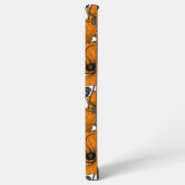 Coque Samsung Galaxy Pavot orange sur blanc (Côté gauche)