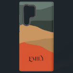 Coque Samsung Galaxy Paysage abstrait coloré<br><div class="desc">Moderne abstrait et coloré arrière - plan de design paysager.</div>