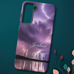 Coque Samsung Galaxy Paysage de foudre spectaculaire Nuages de tempête 
