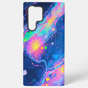 Coque Samsung Galaxy Paysage de rêve cosmique, art de fantaisie abstrai