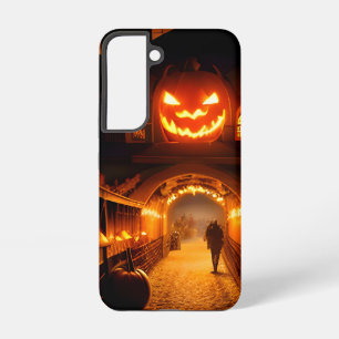 Coque Samsung Galaxy Paysage d'Halloween cinq