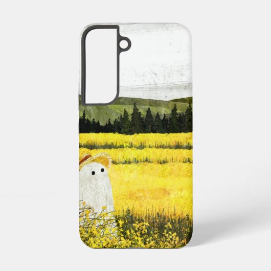 Coque Samsung Galaxy Paysage jaune (Verso)