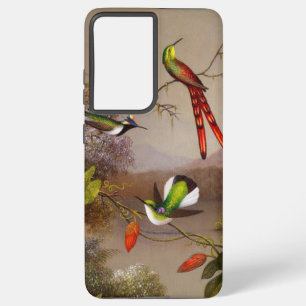 Coque Samsung Galaxy Paysage tropical avec dix colibris