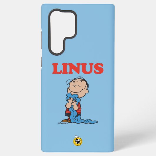 Coque Samsung Galaxy Peanuts | Linus Couverture Sourire (Verso)