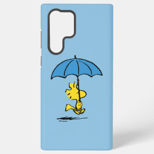 Coque Samsung Galaxy Peanuts Parapluie Bleu de Woodstock