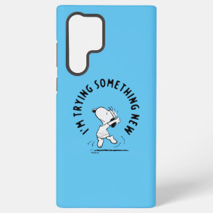 Coque Samsung Galaxy Peanuts Snoopy Essaie Quelque Chose de Nouveau