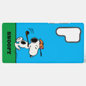 Coque Samsung Galaxy Peanuts | Swing de golf de Snoopy (Verso Horizontal)