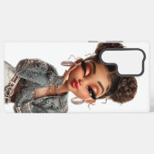 Coque Samsung Galaxy Pearl Pout Glam Girl  (Verso Horizontal)