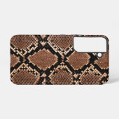 Coque Samsung Galaxy Peau de Crotale Diamondback Occidental (Verso Horizontal)