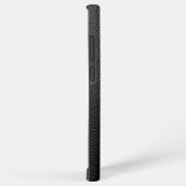 Coque Samsung Galaxy Peau de serpent noire (Côté droit)