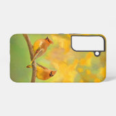 Coque Samsung Galaxy Peinture à cire de cèdre - jolie art original chie (Verso Horizontal)