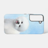 Coque Samsung Galaxy Peinture Bichon Frise - Cute Original Chien Art (Verso Horizontal)