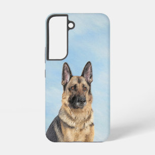Coque Samsung Galaxy Peinture de Berger Allemand - Art Original de Chie