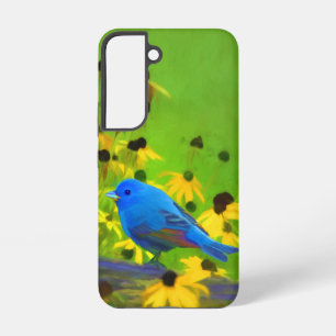 Coque Samsung Galaxy Peinture de Bunting Indigo - Art original pour ois