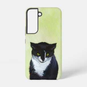 Coque Samsung Galaxy Peinture de chat smoking - Art de chat original mi