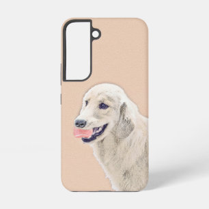 Coque Samsung Galaxy Peinture de Chien Retriever doré avec Balle de Ten