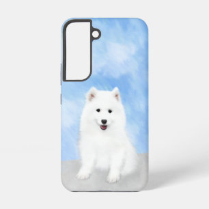 Coque Samsung Galaxy Peinture de chiot Samoyède - Art de chien original