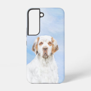 Coque Samsung Galaxy Peinture de Clumber Spaniel - Art original de chie