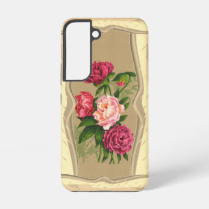 Coque Samsung Galaxy Peinture de roses roses et rouges