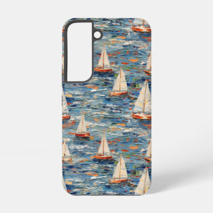 Coque Samsung Galaxy Peinture élégante de voilier - Esthétique nautique