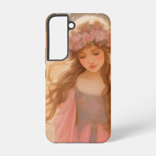 Coque Samsung Galaxy Peinture fantastique de fée rose mignonne