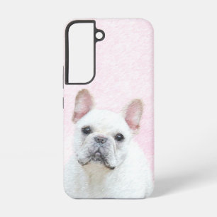 Coque Samsung Galaxy Peinture française de Bulldog (Crème/Blanc) - Art