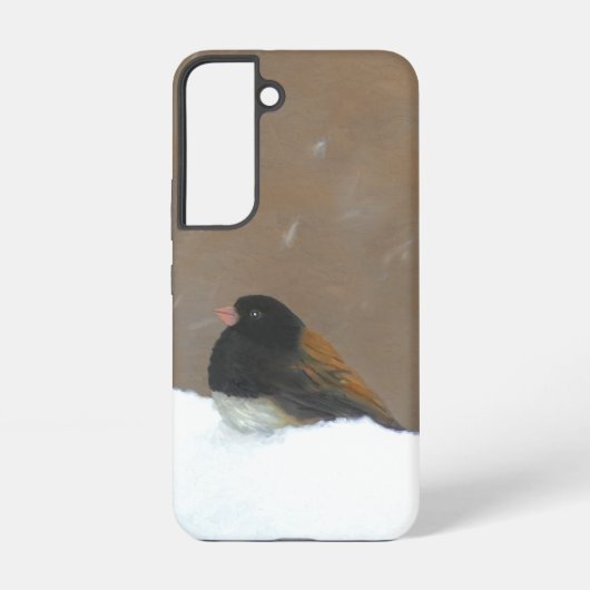 Coque Samsung Galaxy Peinture Junco foncée - Art original pour oiseaux (Verso)
