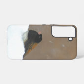 Coque Samsung Galaxy Peinture Junco foncée - Art original pour oiseaux (Verso Horizontal)