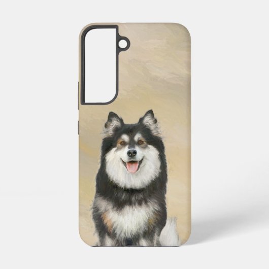 Coque Samsung Galaxy Peinture Lapphund Finlandaise - Joli art original  (Verso)
