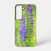 Peinture Lupine - Art Fleur Original