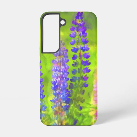 Coque Samsung Galaxy Peinture Lupine - Art Fleur Original (Verso)